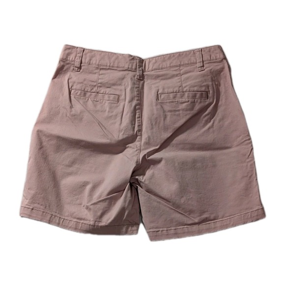 Gap Women's Girlfriend Khaki Shorts Sz 2 Dusty Pink Stretch Utility Casual - Picture 2 of 9